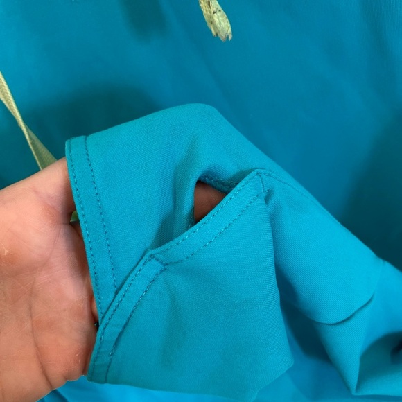 The North Face Womens Cowl Neck Pullover Medium Teal - Picture 4 of 6